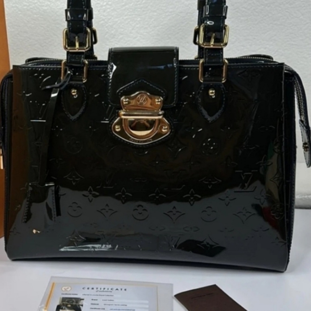 Lv monogram vernis melrose ave handbag